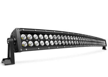 Waterproof 52Inch Led Light Bar / Black Cover Curved 312W Led Car Lightbar