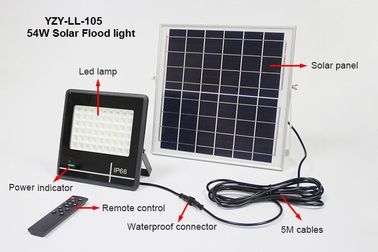 50w 5400 Lumen Solar LED Flood Lights / High Lumen Solar Landscape Flood Lights