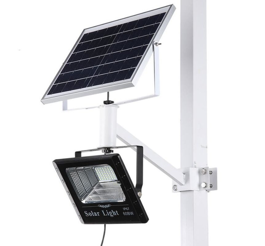 Aluminum Solar LED Flood Lights , Outdoor 6v SMD Solar Powered LED Light