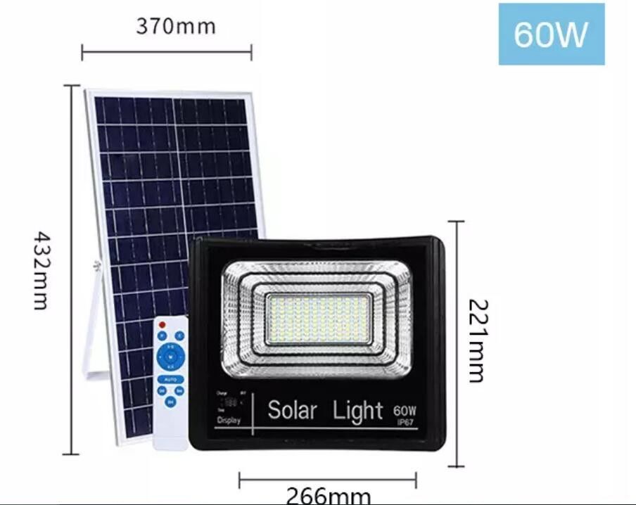 Aluminum Solar LED Flood Lights , Outdoor 6v SMD Solar Powered LED Light