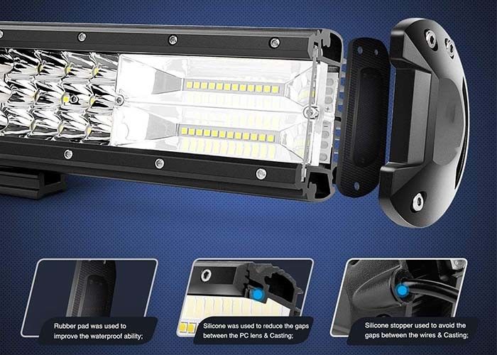 12600 Lumen SUV Led Light Bar 4x4 12 Inch 6063 Aluminum Profile PC Lens