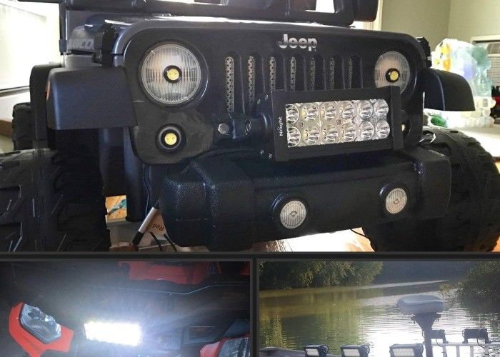 7.6 Inch 36W Vehicle LED Light Bar / Dual Row LED Pod Lights For Trucks