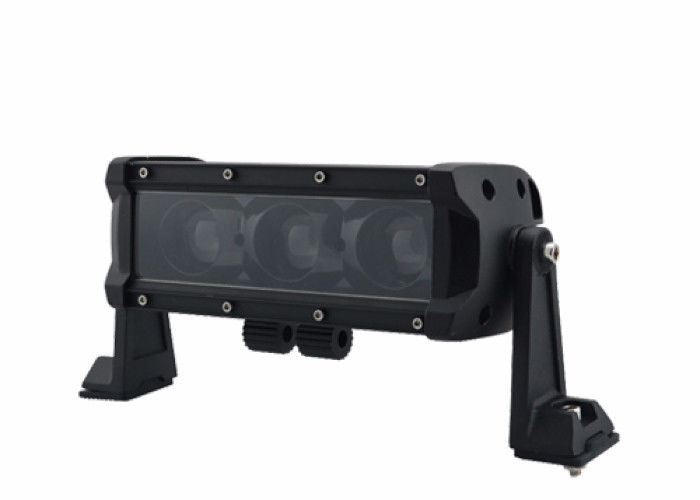 DC9~60V Vehicle LED Light Bar 6D Single Row 8 Inch 45W For Offroad ATV UTV Truck