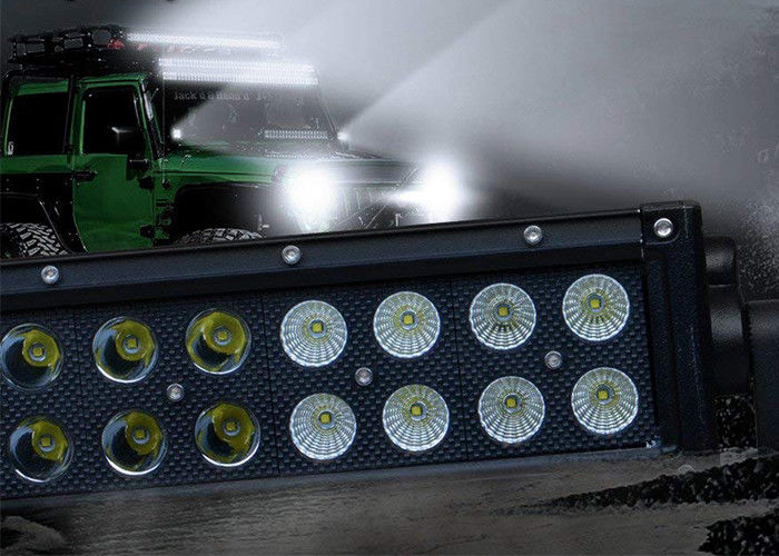 Dual Row Spot Flood Combo LED Light Bar For Driving Lights 8400 Lumen
