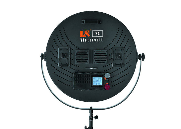 VictorSoft 24 Big Round LED Studio Lights Aluminum Housing Bi-color 200W