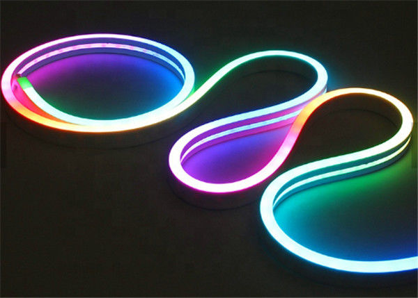 24V LED Neon Lights Side View , 10mm Wide LED Flex Tube Lights CE Certificated