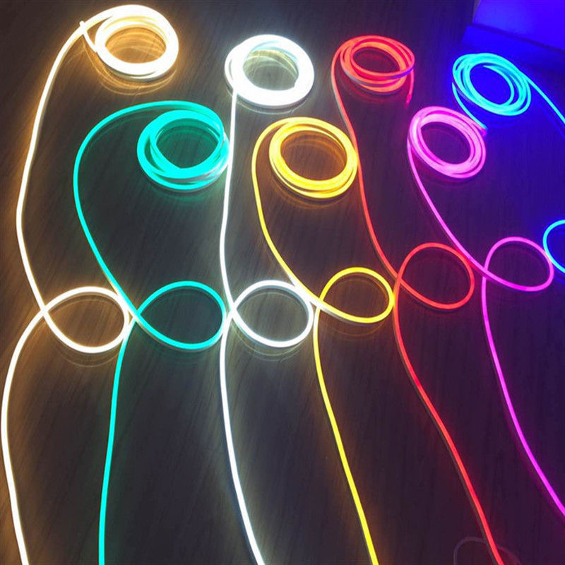 Slim Silicone Multi Color LED Neon Lights High Brightness With 3 Years Warranty