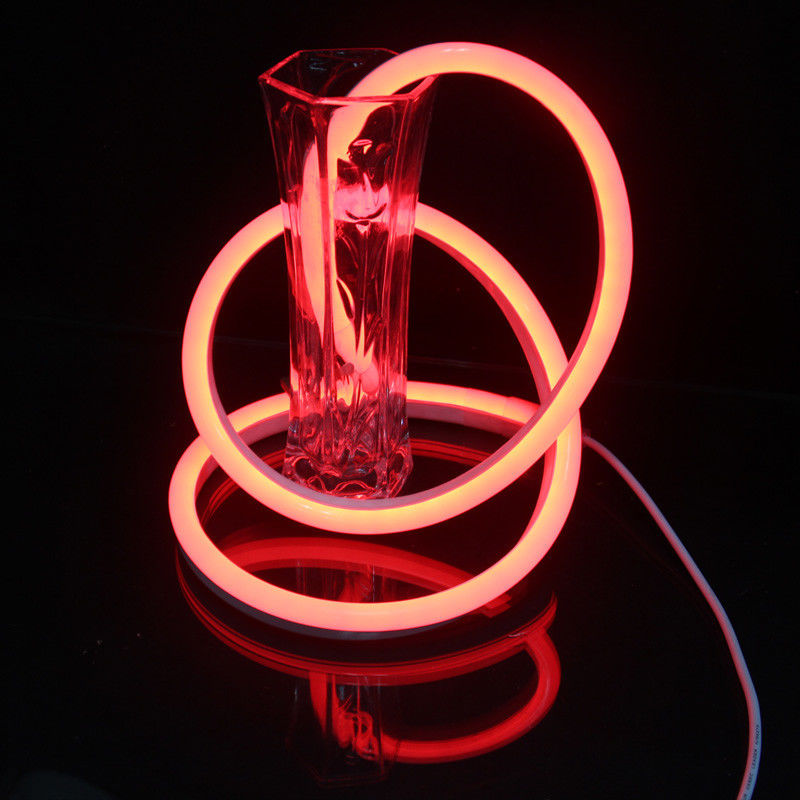 Decorative LED Neon Lights Silicon Material UV Resistant 8x13mm For Logo Sign