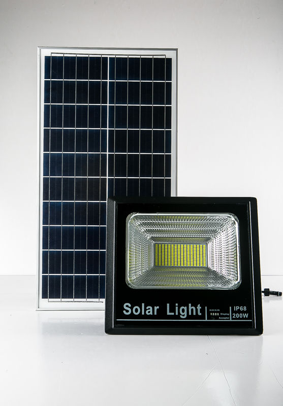 Outdoor Solar LED Flood Lights 3000K-6500K Lumen 3000lm LiFePO4 12AH