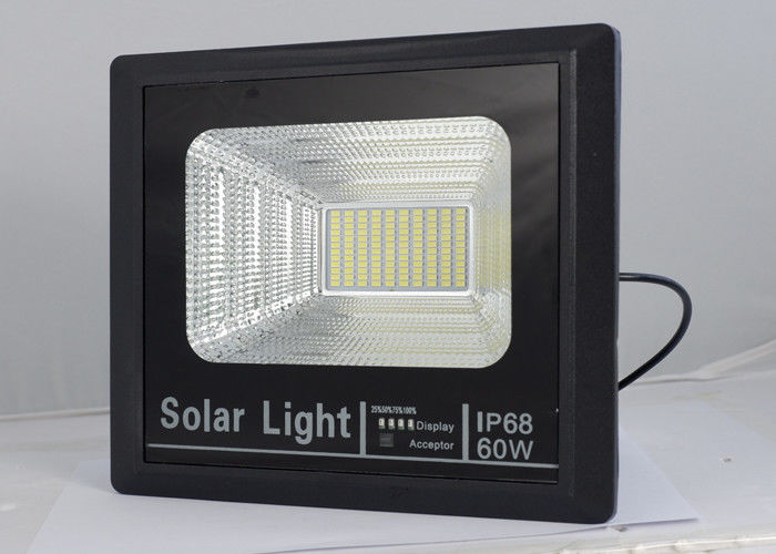 60 Watt Solar LED Flood Lights With Motion Sensor , Waterproof Solar Powered LED Lights