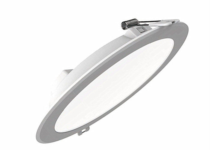 Commercial Round Led Panel Downlight IP20 CCT 5500K Drive On Board Design