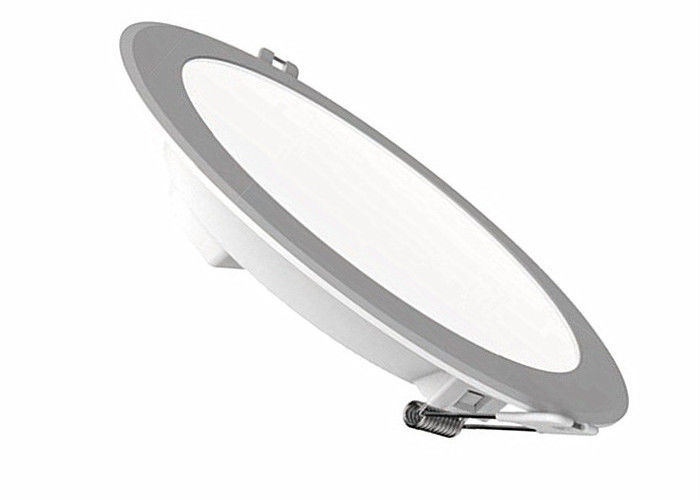 Commercial Round Led Panel Downlight IP20 CCT 5500K Drive On Board Design