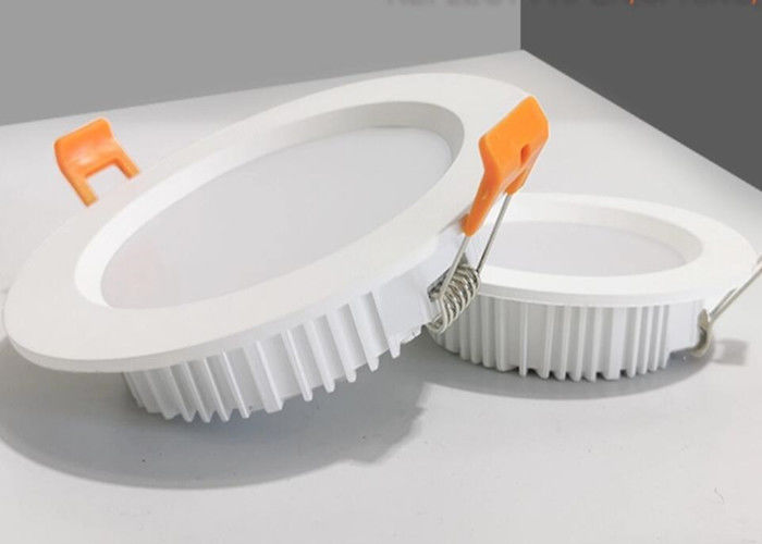 Slim Round Led Panel Downlight 3000K For Leaving Area Input 185 - 265V