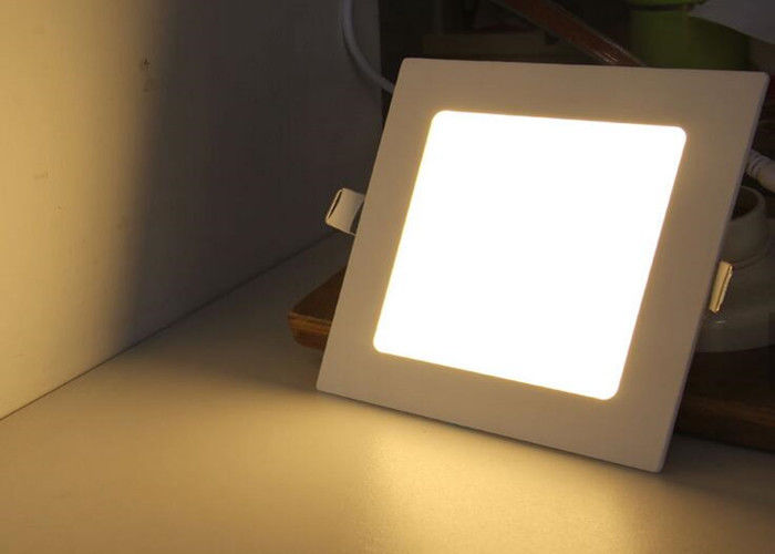 Dimmable Recessed Led Ceiling Downlights Square 8 Inch 12w 4500K White Color