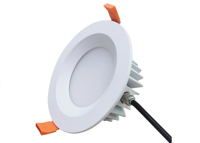 10W Waterproof SMD LED Downlight IP65 Aluminum White Milky Cover 800LM