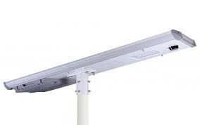 Metal Galvanized Pole Commercial Solar Pole Lights 100W 15000lm