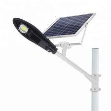 LiFePO4 Battery Solar Panel Street Light CREE 80w LED Residential