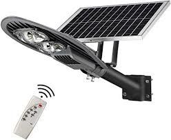 55w Solar Powered Landscape Lights 5 - 10m Pole Length for Parking Lot