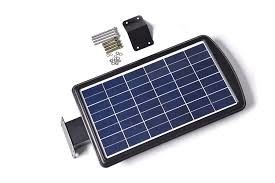 150w Solar Panel Street Light Square Shape LiFePO4 1380ah 50 Watt