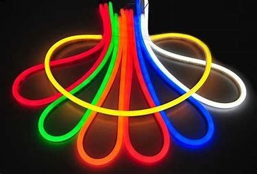 Multi Color LED Neon Lights Slim Silicone 50000H Lifetime ROSH Certification